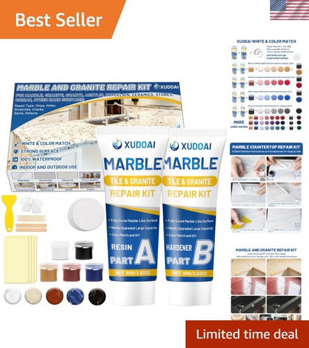 Marble and granite repair kit - and,